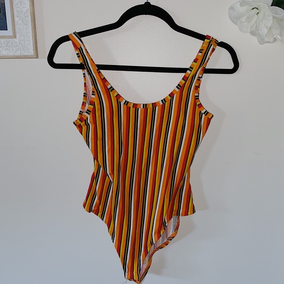 Striped bodysuit - Picture 2 of 2